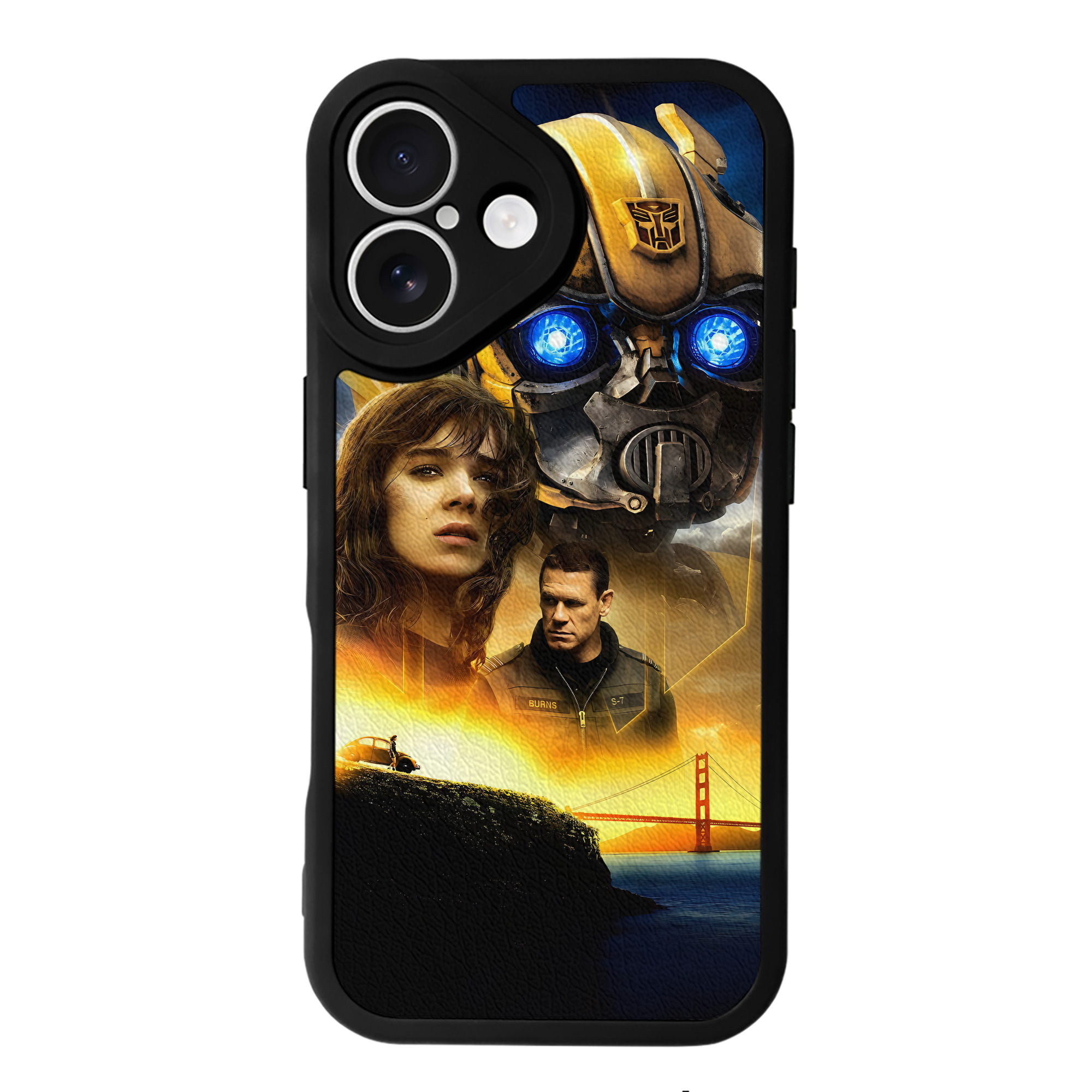 （画像用） Transformers トランスフォーマー 【iPhone 16シリーズ対応】シリコンスマホケース（レザー調） 材質：シリコン